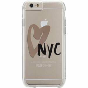 即決・送料込)【プリントデザイン耐衝撃ケース】Case-Mate iPhone6s/6 Hybrid Naked Tough City Print I HEART NYC Print