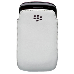 即決・送料込)【RIM純正 ポケットタイプケース】BlackBerry Curve 9350/9360/9370 Leather Pocket White