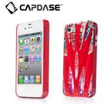 即決・送料無料) CAPDASE iPhone 4S/4 スカルプチュアル デザイン ハード ケース エクストリーム・シグマ(液晶保護シートつき)_画像1