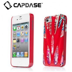 即決・送料無料) CAPDASE iPhone 4S/4 スカルプチュアル デザイン ハード ケース エクストリーム・シグマ(液晶保護シートつき)