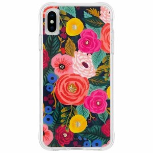 即決・送料込)【Rifle Paper Co】iPhone Xs Max 用 Case RIFLE PAPER - Juliet Rose