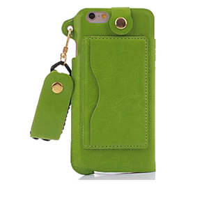 即決・送料込)【ネックストラップ付きスリーブタイプケース】Fashion iPhone6s/6 Sleeve Style Case Green