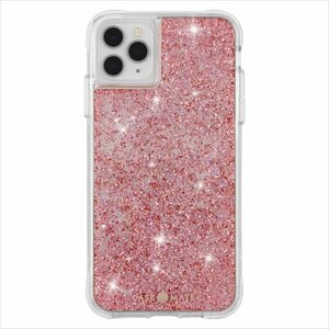 即決・送料込)【金色に輝く美しいケース】Case-Mate iPhone 11 Pro Max Case Twinkle - Rose Gold