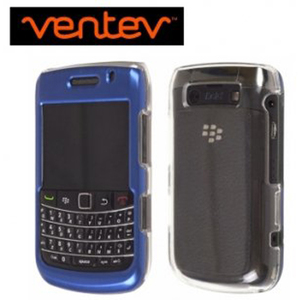 即決・送料込み)【2種の素材を使ったケース】Ventev BlackBerry Bold 9780/9700 Aluminum & Acrylic fiber Case Blue/Clear