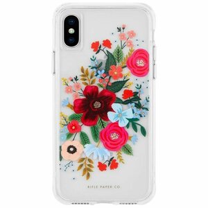 即決・送料込)【Rifle Paper Co】iPhone Xs Max 用 Case RIFLE PAPER - Wild Rose