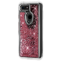 即決送料込)【流れるキラキラが美しい】Case-Mate Google Pixel3 XL Waterfall-Rose Gold_画像2