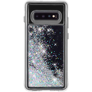 即決送料込)【滝のように流れるラメが美しいケース】Case-Mate Samsung Galaxy S10+ SC-04L/SCV42 Waterfall - Iridescent