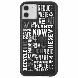 即決・送料込)【リサイクル素材で作られたiPhoneケース】Case-Mate iPhone 11/iPhone XR Case Eco94 Recycled Save The Planet