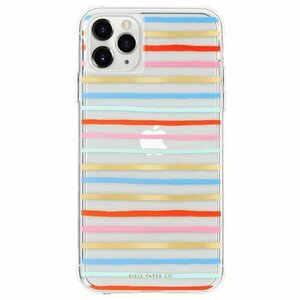 即決・送料込)【Rifle Paper Co】iPhone 11 Pro Case RIFLE PAPER - Happy Stripes