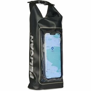 即決・送料込)【Pelican】防水ドライバッグ Marine Water Resistant Dry Bag 2L - Stealth Black iPhone等の7インチ程度までのスマホに対応