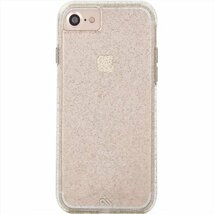 即決・送料込)【ラメ入り耐衝撃ケース】Case-Mate iPhone SE(第3世代/2022年発売)/SE(第2世代/2020年発売)/8~6 共用 Sheer Glam Champagne_画像1