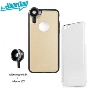 即決・送料込) hvYourOwn iPhone 6s Plus/6 Plus レンズ装着ケース(ワイド+マクロ) ゴールド