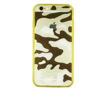 即決・送料込)【迷彩ケース】GauGau iPhone6s/6 Camouflage Hybrid Clear Case Green カモフラージュ ハイブリッド クリアケース_画像1