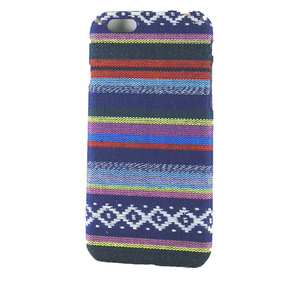 即決・送料込)【エスニック調リアカバースタイルケース】GauGau iPhone6s Plus/6 Plus Knitting Style Rear Cover Case Dark Blue