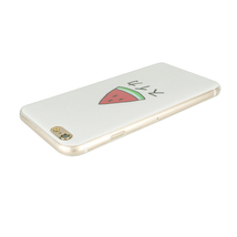 即決・送料込)【かわいいスイカのソフトケース】GauGau iPhone6s/6 4.7 inch DESIGN PRINTS Soft Case Watermelon_画像6