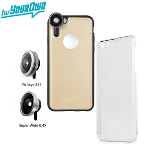 即決・送料込) hvYourOwn iPhone 6s Plus/6 Plus レンズ装着ケース(魚眼+ワイド) ゴールド