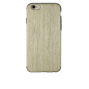 即決・送料込)【木目調TPU製ソフトケース】Fashion iPhone6s Plus/6 Plus Wood Style TPU Case Type1 Ivory