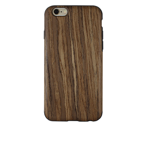 即決・送料込)【木目調TPU製ソフトケース】Fashion iPhone6s Plus/6 Plus Wood Style TPU Case Type2 Dark Brown