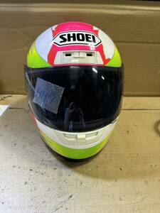 (HM7)SHOEI ショウエイ フルフェイスヘルメット Lサイズ X-8FLAME 当時物 現状中古品