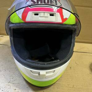 (HM7)SHOEI ショウエイ フルフェイスヘルメット Lサイズ X-8FLAME 当時物 現状中古品の画像5