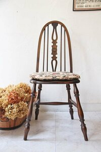■店頭価格　￥３８５００■ダイニングチェア３３・イギリスヴィンテージ家具・古木椅子・英国アンティーク家具