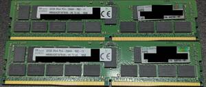 HPE 840758-091 SK hynix PC4-2666V DDR4 21300 32GB 2Rx4 2枚セット 64GB Registered RDIMM ECC HP ProLiant Gen10 純正 Smart Memory