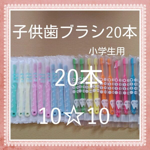 【245】歯科専売　子供歯ブラシ「ふつう20本」