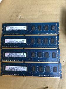 SK hynix メモリ 4GB×4 16GB 4枚セット DDR3 1600 PC3-12800 HMT351U6CFR8C-PB