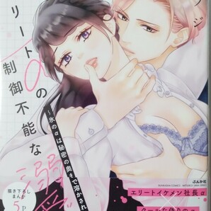 4月新刊*エリートαの制御不能な溺愛～氷のαは秘密*ぶんか社コミックス*モリフジの画像1