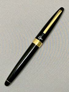 【希少品レア】PILOT パイロット万年筆 カスタム エリート　ブラック 長軸　18K M 1970年代