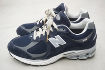 極美品 正規 New Balance ニューバランス 2002R GTX GORE-TEX ゴアテックス ローカット スニーカー M2002RXK 紺 28.5cm 本物 416O▲_画像3