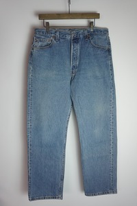 美品 00s ビンテージ Levi's リーバイス 501 501-0193 デニム パンツ ジーンズ レギュラー バギー 股割り USA製 00年製 W36×L30 324O20