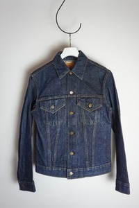 美品60～70s LEVI'S リーバイス 4th 70505 0217 最終BIG E デニム ジャケット Gジャン 36濃紺 ケアタグ ビンテージ オリジナル557XX 413O▲