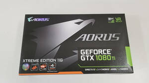 【開封品未使用】NVIDIA AORUS GeForce GTX 1080 Ti ウォーターフォース WB エクストリーム エディション 11G（水冷）