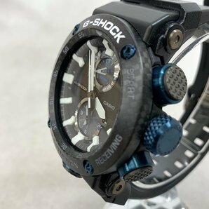 美品 CASIO カシオ G-SHOCK Gショック GWR-B1000-1A1JF GRAVITYMASTER タフ ソーラー 電波 腕時計 アナログ ブラック メンズ 時計の画像3