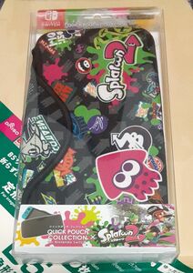 クイックポーチコレクション Nintendo Switch スプラトゥーン2 Splatoon 任天堂スイッチ 本体保護収納バッグ