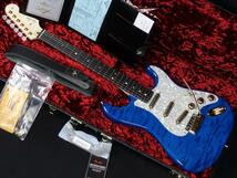 Fender Custom Shop ＜フェンダーカスタムショップ＞ Quilt Maple Stratocaster NOS Sapphire Blue Trans_画像3