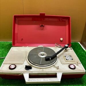  retro series HITACHI DPA-280 record player electrification verification settled Showa Retro audio equipment turntable 