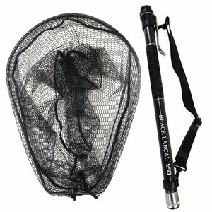  carbon landing 2 point set 5.5m BLACK LARCAL+ Raver landing net L gunmetal (landingset-188)