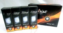 1000円スタート ゴルフボール 計24点まとめ ACUSHNET アクシネット Titleist PRO V1 タイトレスト ゴルフ用品 箱付 HNO BB①217_画像2