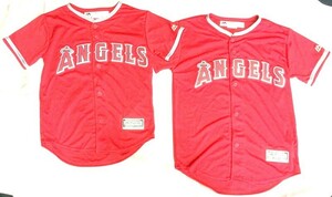 1000円スタート ユニフォーム 2点セット Majestic MLB ANGELS 大谷翔平 17 Mサイズ Sサイズ マジェスティック エンゼルス 3 BB3002