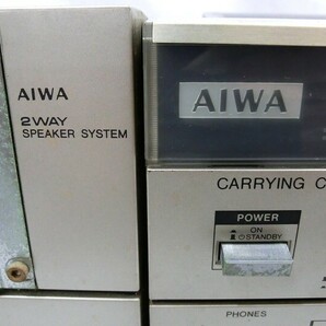 1000円スタート オーディオ機器 AIWA アイワ CA-W1 ラジカセ ダブルラジカセ カセットデッキ 通電確認済み 昭和レトロ 4 BB4023の画像5