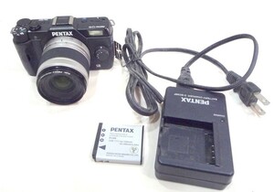 1000円スタート ミラーレス一眼 PENTAX Q10 SR PENTAX 2.8-4.5 5-15mm ペンタックス 通電確認済み 充電器コード付 3 ZZ1012