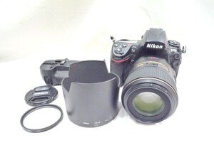 1000円スタート デジタル一眼カメラ NIKON D700 NIKON AF-S MICRO NIKKOR 105MM F2.8 ニコン バッテリー充電欠品 WHO YY1008