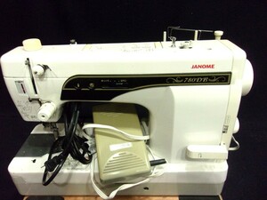 1000円スタート ミシン JANOME 780DB Model 767 ジャノメ ハンドクラフト 手工芸 ジャノメミシン 蛇の目 通電確認済み 3 ミシンE1025