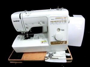 1000円スタート ミシン brother AgneauD'or BlancⅢ CPM4801 ブラザー ハンドクラフト 手工芸 洋裁 通電確認済 ケース付 3 ミシンF①214