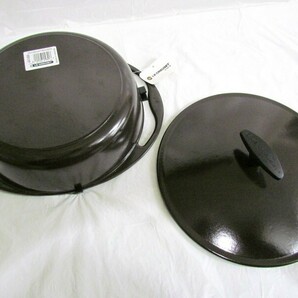 1000円スタート 調理器具 12点まとめ LE CREUSET ルクルーゼ ココットロンド/グリルロンド/グルメスパチュラ 他 両手鍋 3 A9004の画像7