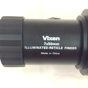 1000円スタート 望遠鏡 Vixen 暗視野ファインダー7×50 ILLUMINATED-RETICLE FINDER ビクセン 通電未確認 外箱付き 取説付き 3 BB3014の画像6