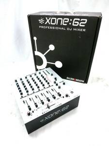 1000 jpy start DJ mixer ALLEN&HEATHa Len &hi-sXONE:62 electrification only has confirmed power supply cable lack of sound tools and materials DJ equipment WHO BB8003