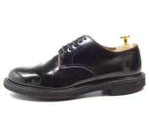 即決 REGAL 25.0cm プレーントゥ リーガル メンズ 黒 ブラック BLK 本革 ビジネス 本皮 革靴 レースアップ 紳士靴 通勤 スーツ 会社 仕事_画像2